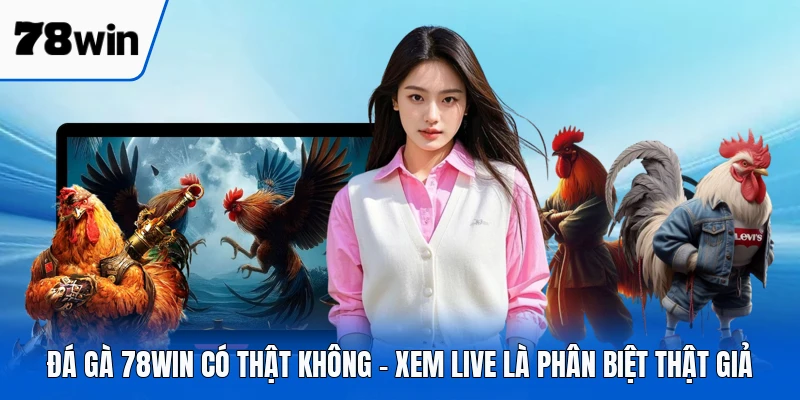 Đá Gà 78WIN Có Thật Không - Xem Live Là Phân Biệt Thật Giả